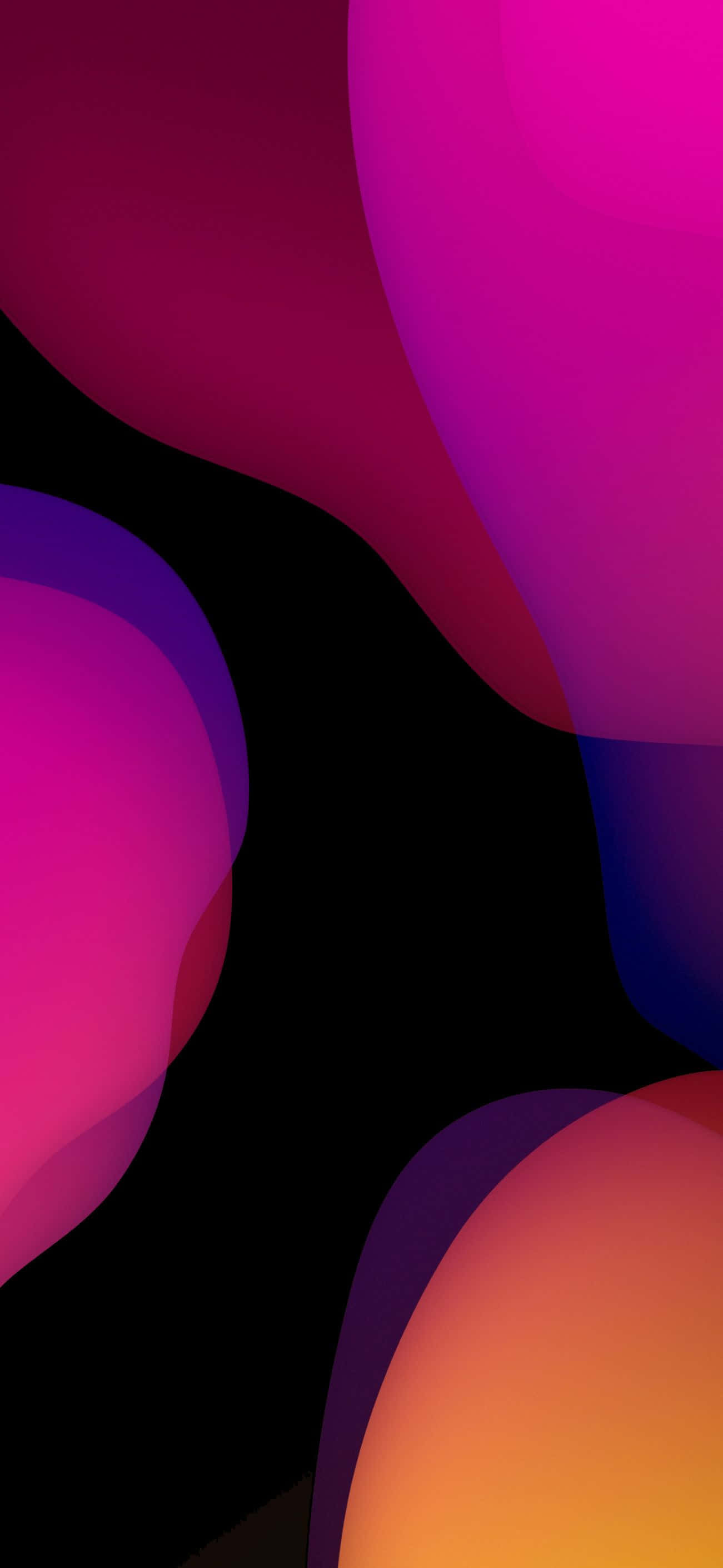 iOS 1 Burbujas moradas y rojas Fondos de pantalla