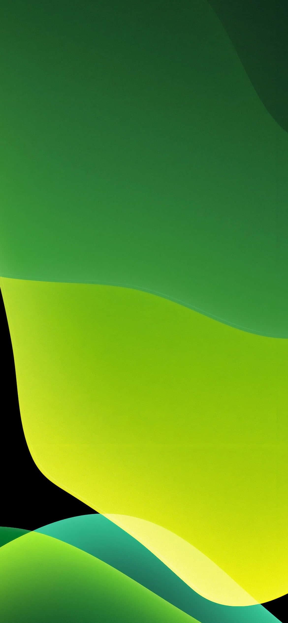 iOS 13 Fondo Estético Verde Fondos de pantalla