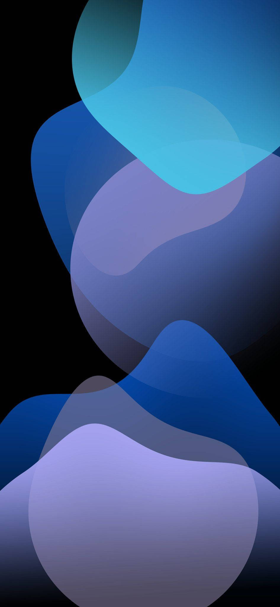 iOS 13 Modo Oscuro Púrpura Fondos de pantalla