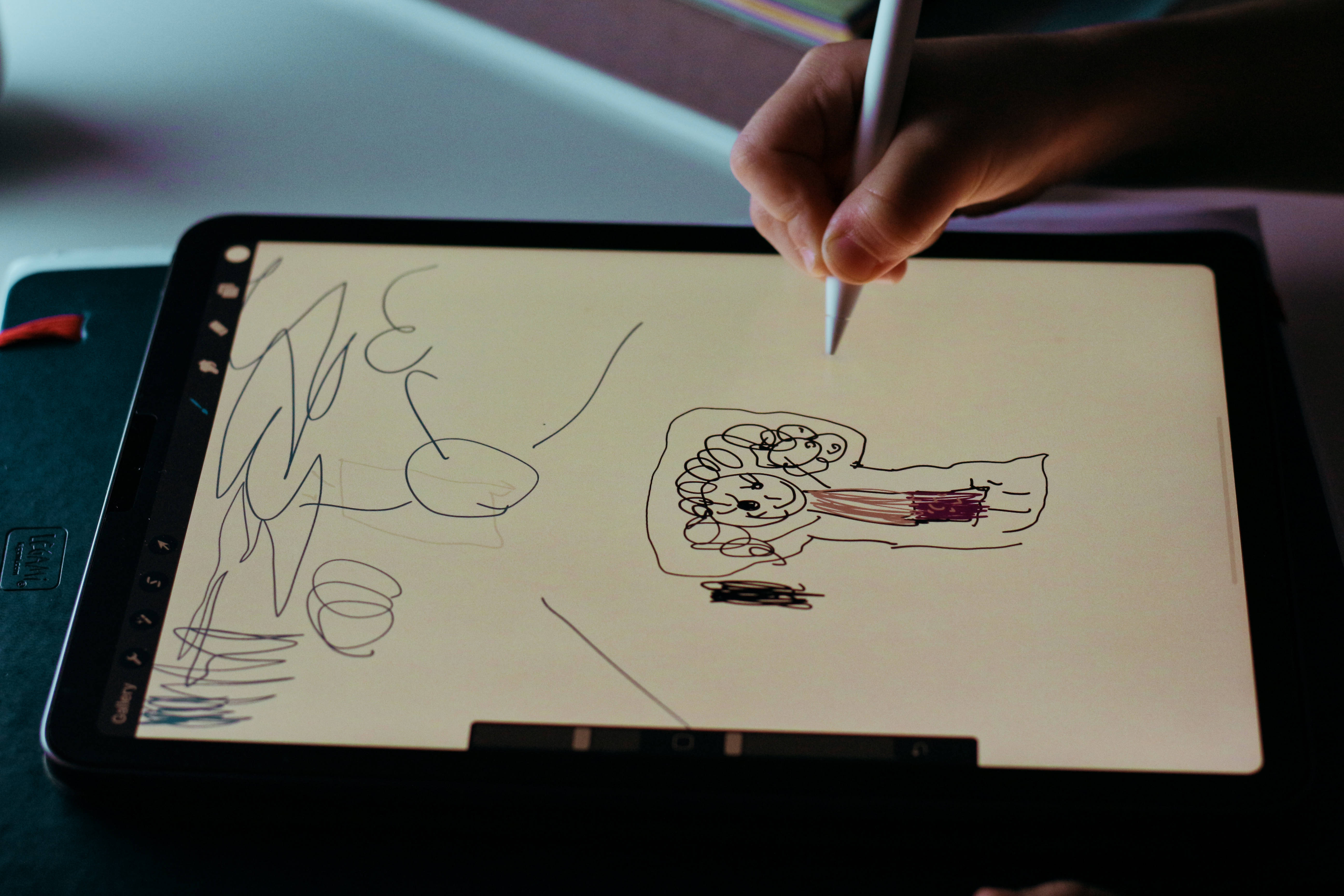 iPad Pro Garabatos en una Tableta Fondos de pantalla