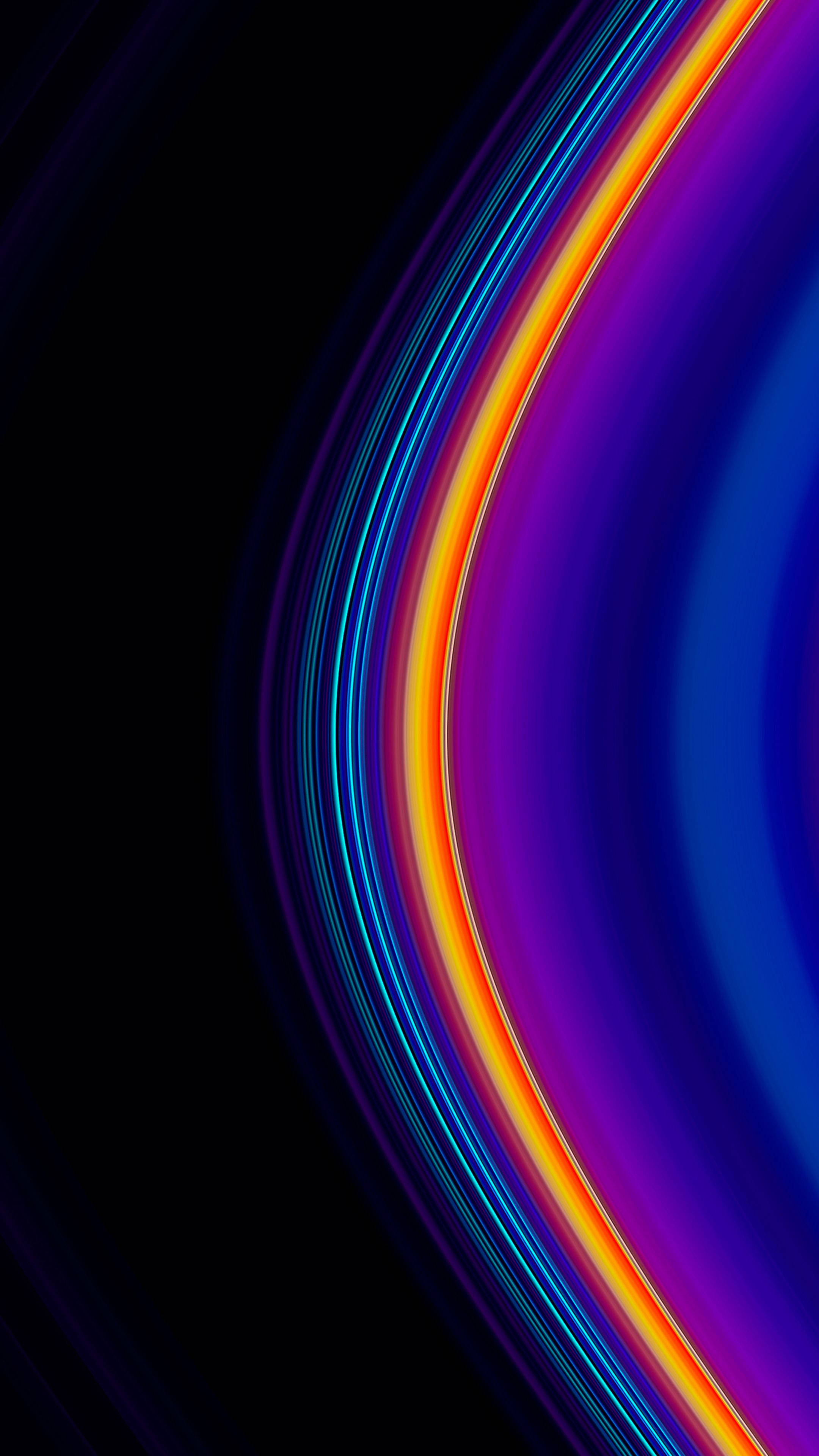 iPhone 12 Pro Max Líneas Curvas Fondos de pantalla