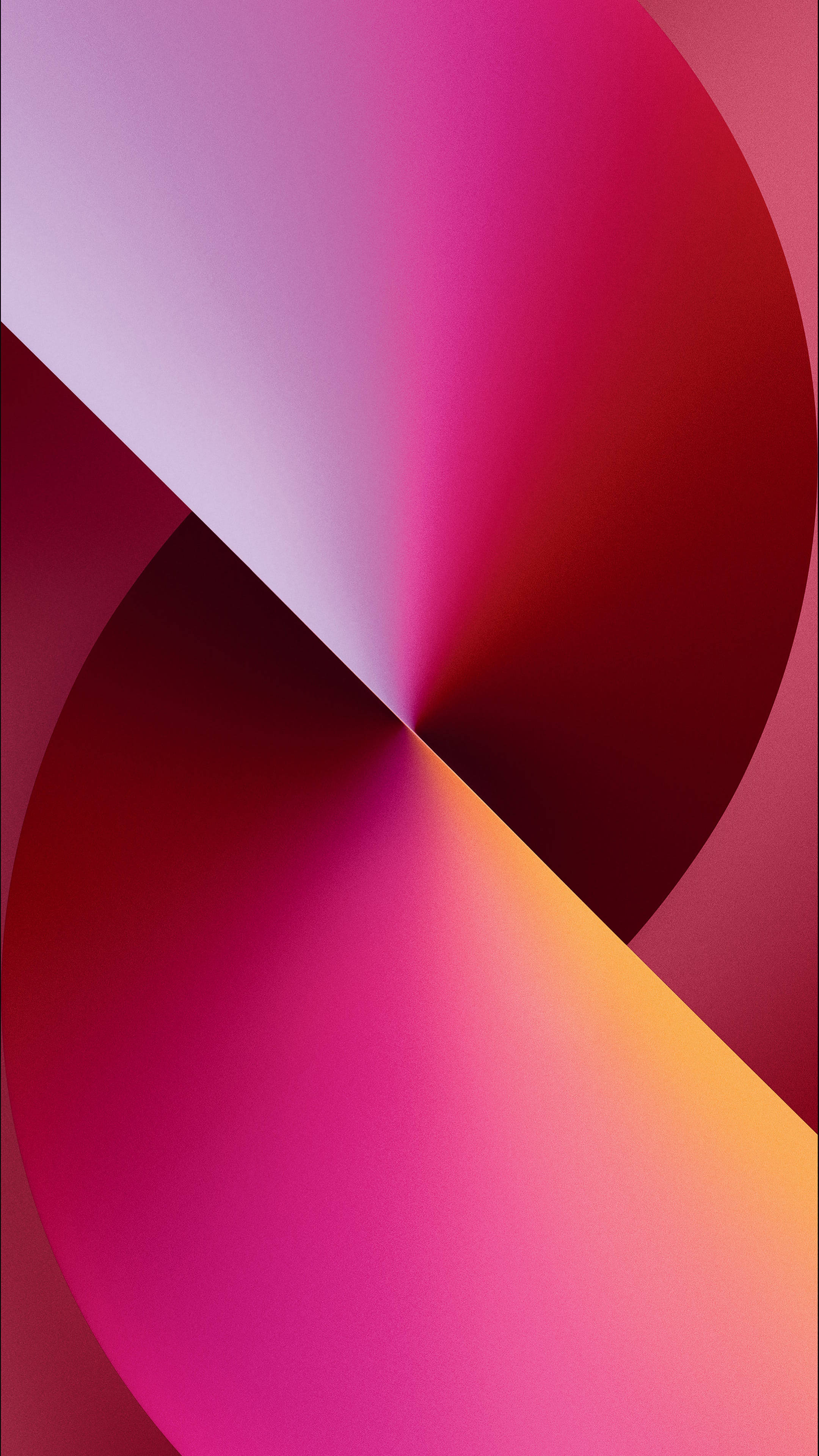 iPhone 13 Pro Max Rojo Dividido Fondos de pantalla