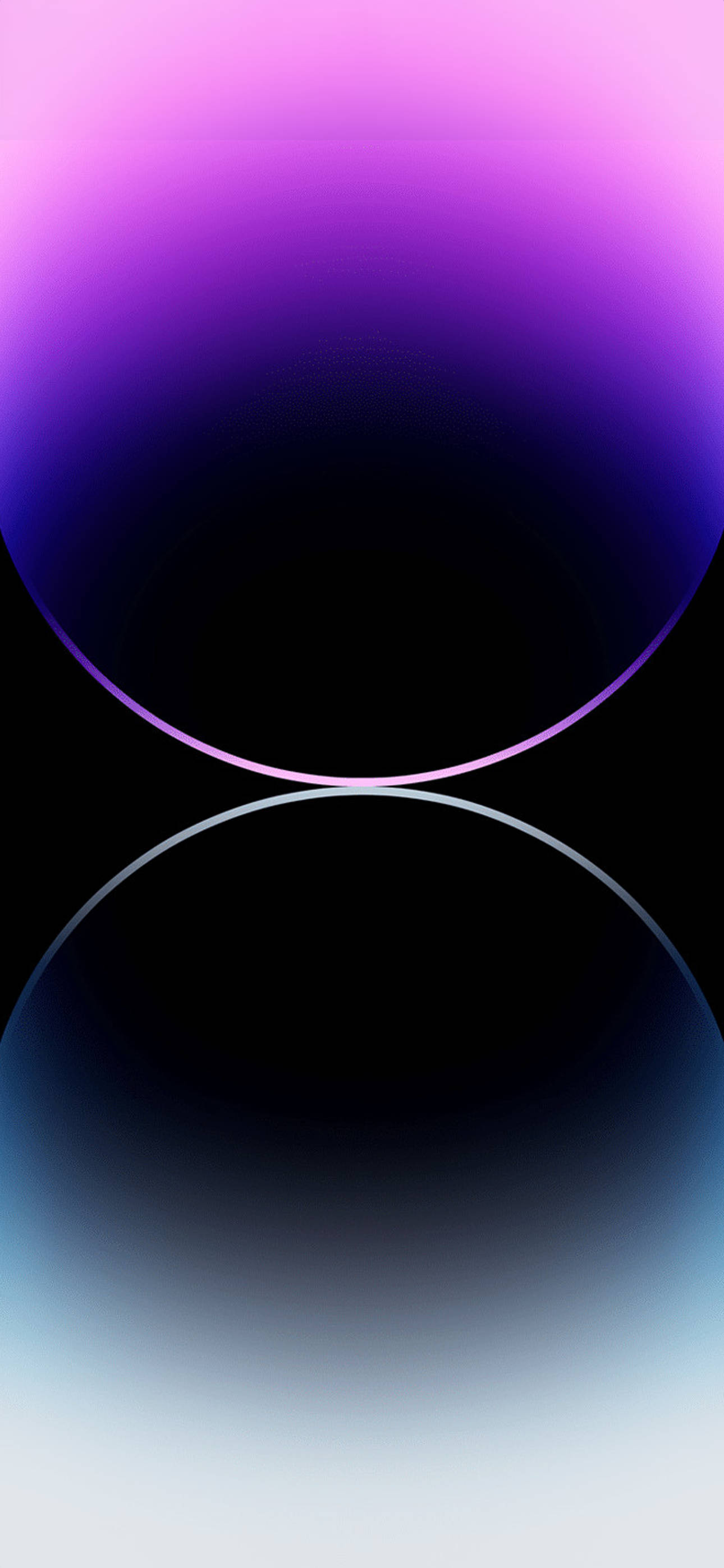 iPhone 14 Línea de Anillo en la Oscuridad Fondos de pantalla