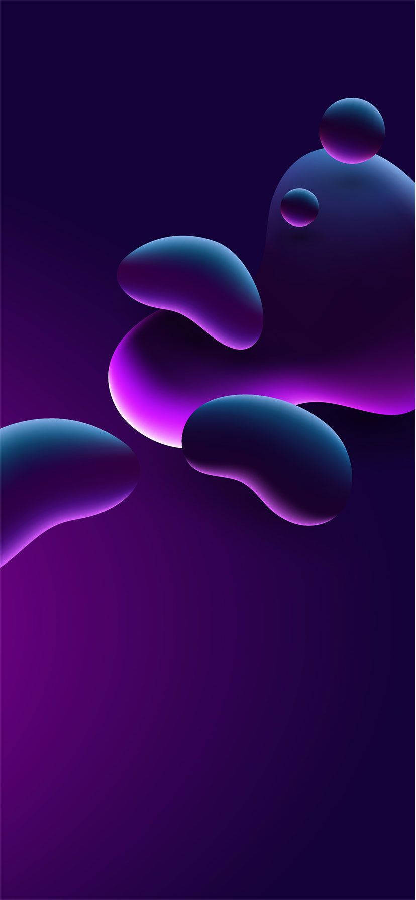 iPhone 14 Púrpura Oscuro Fondos de pantalla