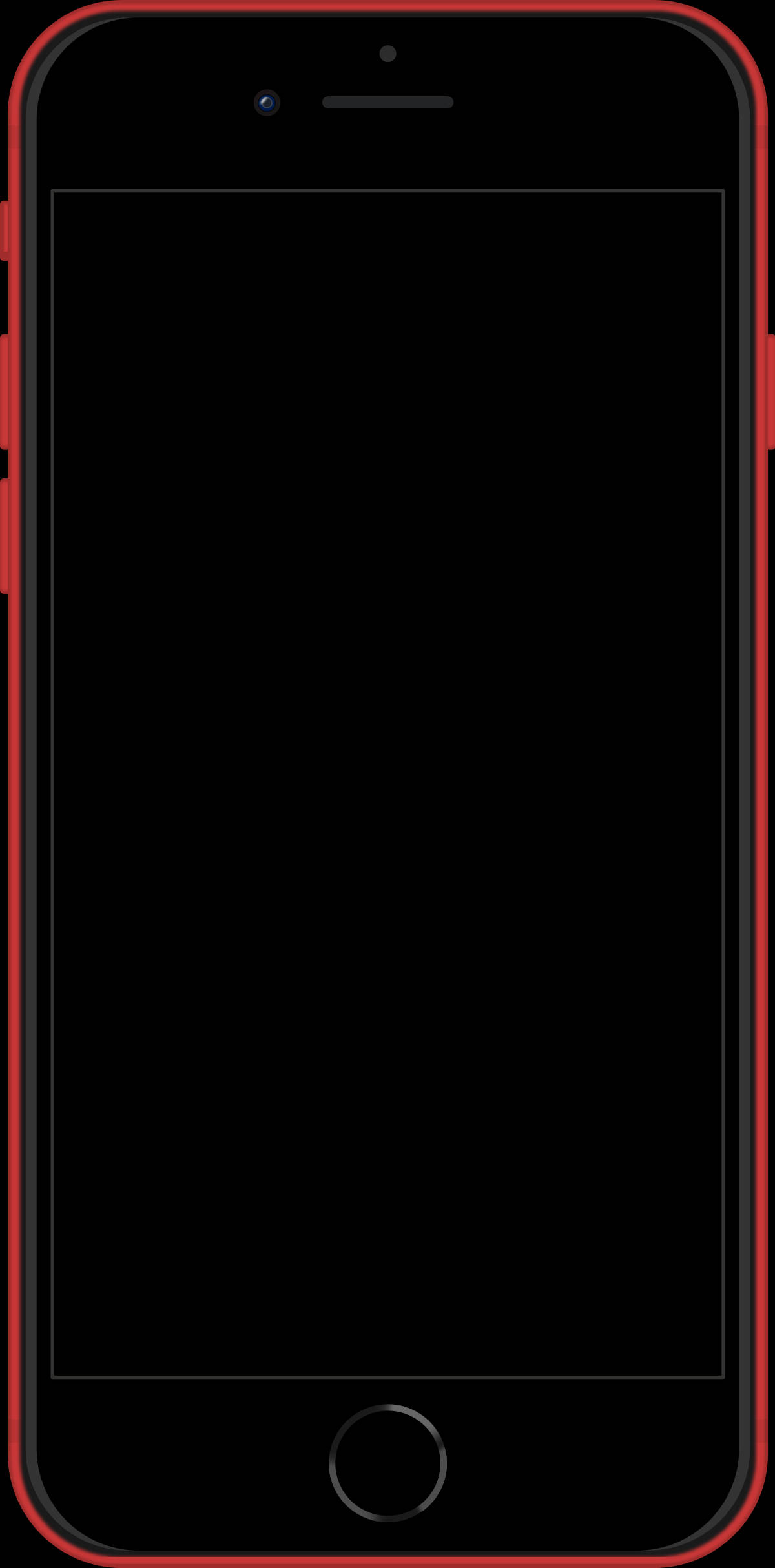 iPhone 8 Rojo Frente Fondos de pantalla