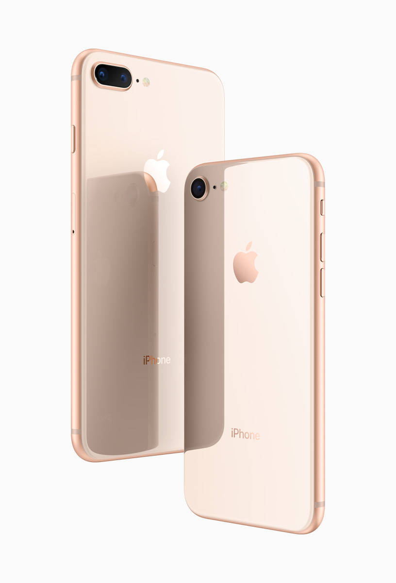 iPhone 8 Rose Gold Fondos de pantalla