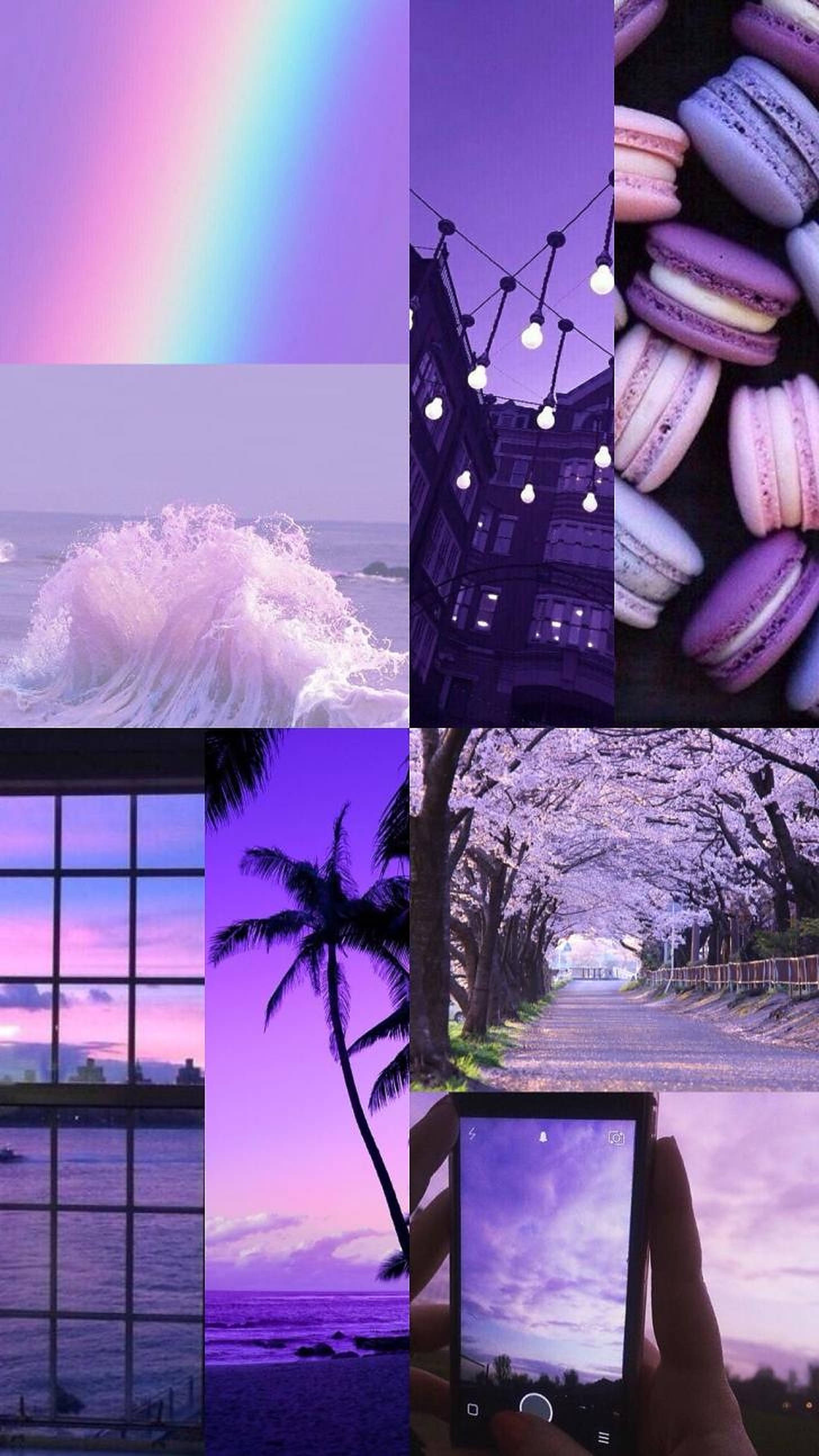 iPhone Aesthetic Púrpura Fondos de pantalla