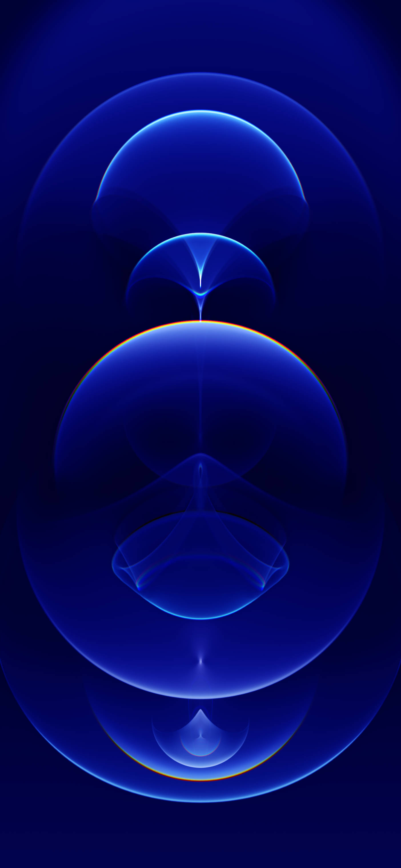 iPhone Azul con Brillo Suave Fondos de pantalla