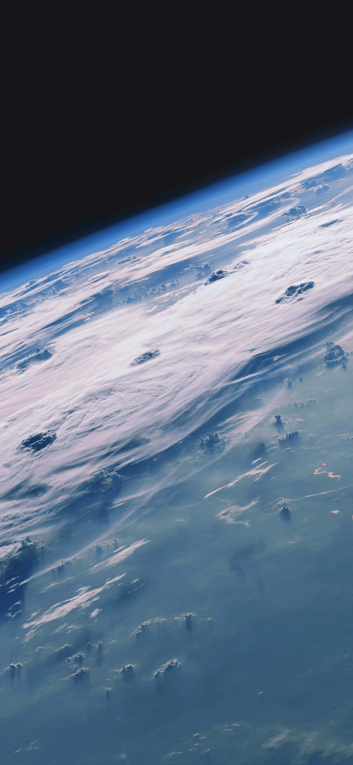 iPhone clásico superficie terrestre desde el espacio exterior Fondos de pantalla