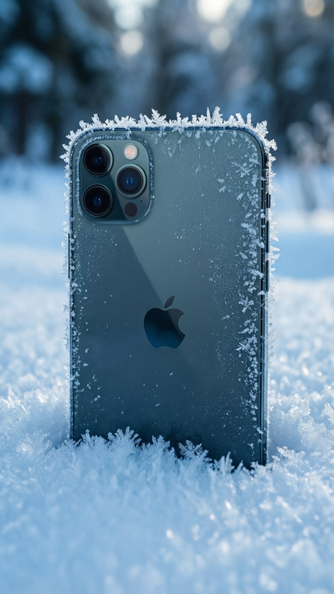iPhone Invernal Helado Fondos de pantalla