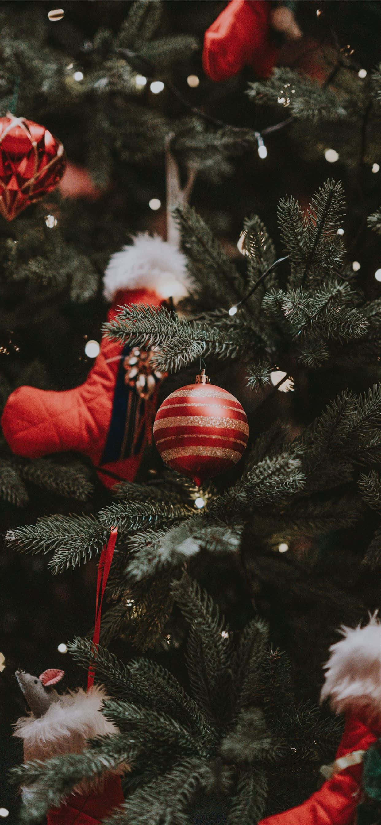 iPhone Navidad estética adornos 2018 Fondos de pantalla