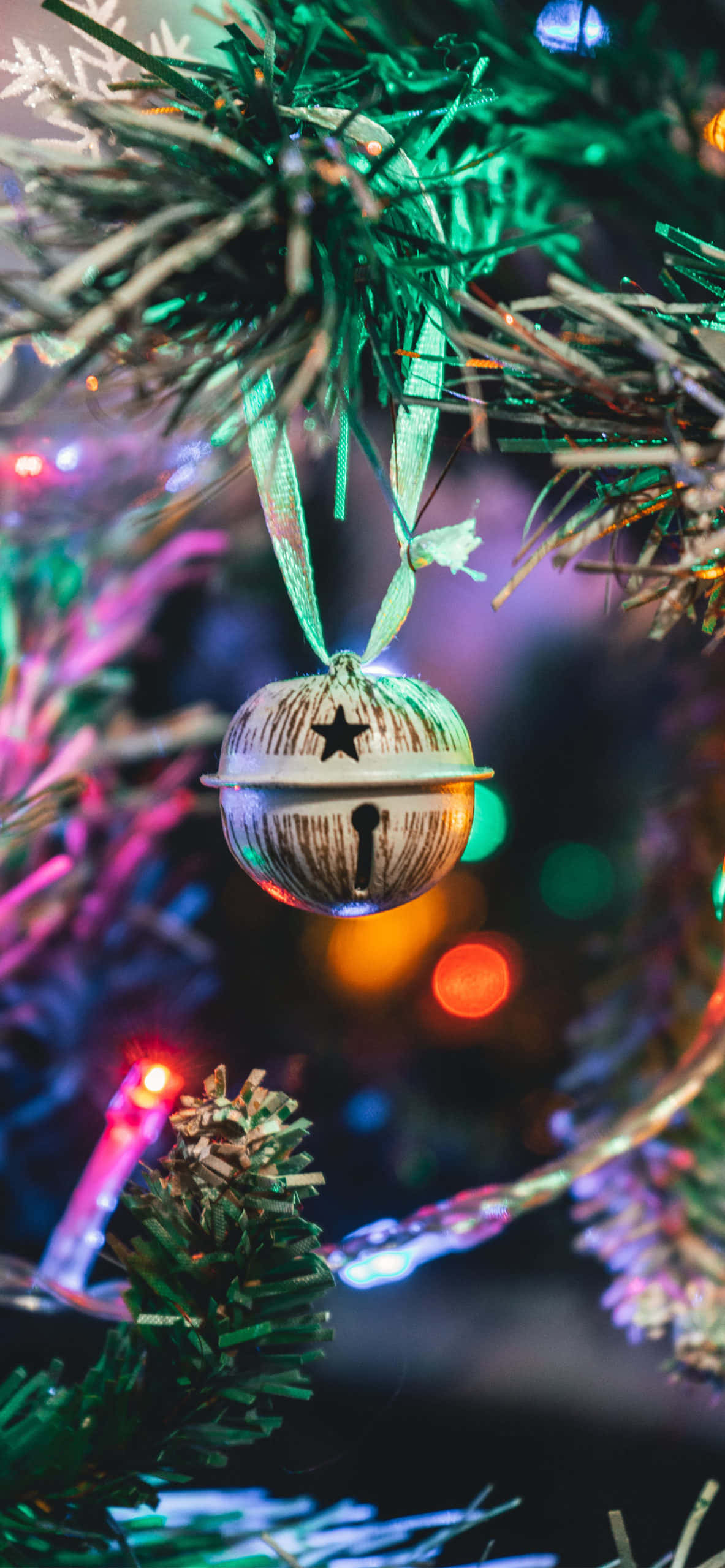iPhone Navidad Estética Campana Estrella Llave Fondos de pantalla
