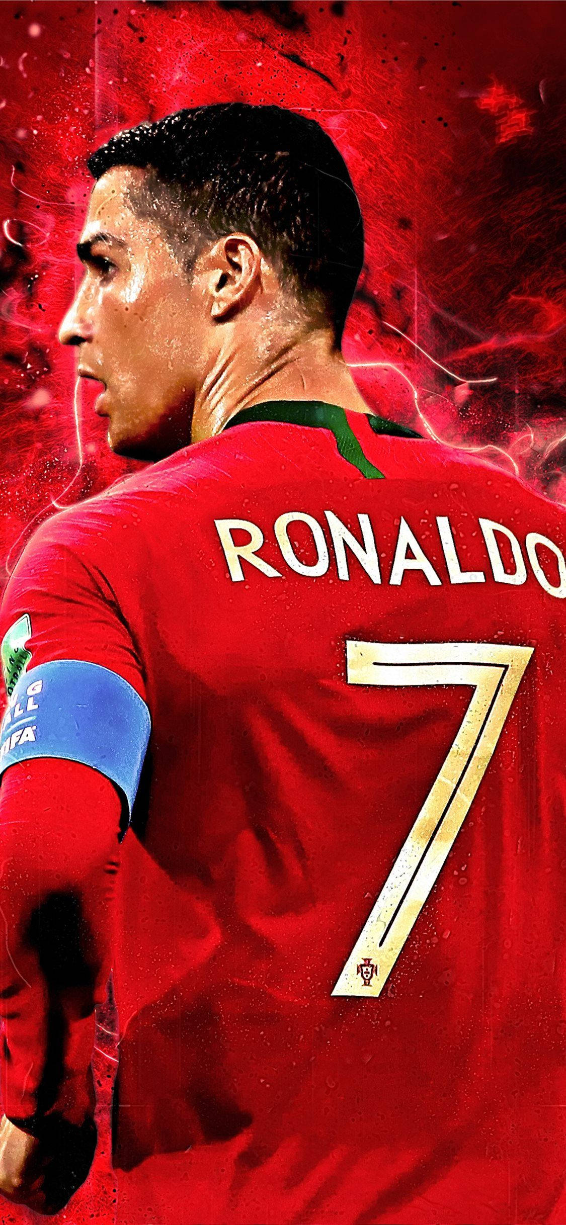 iPhone rojo CR7 Cristiano Ronaldo Fondos de pantalla