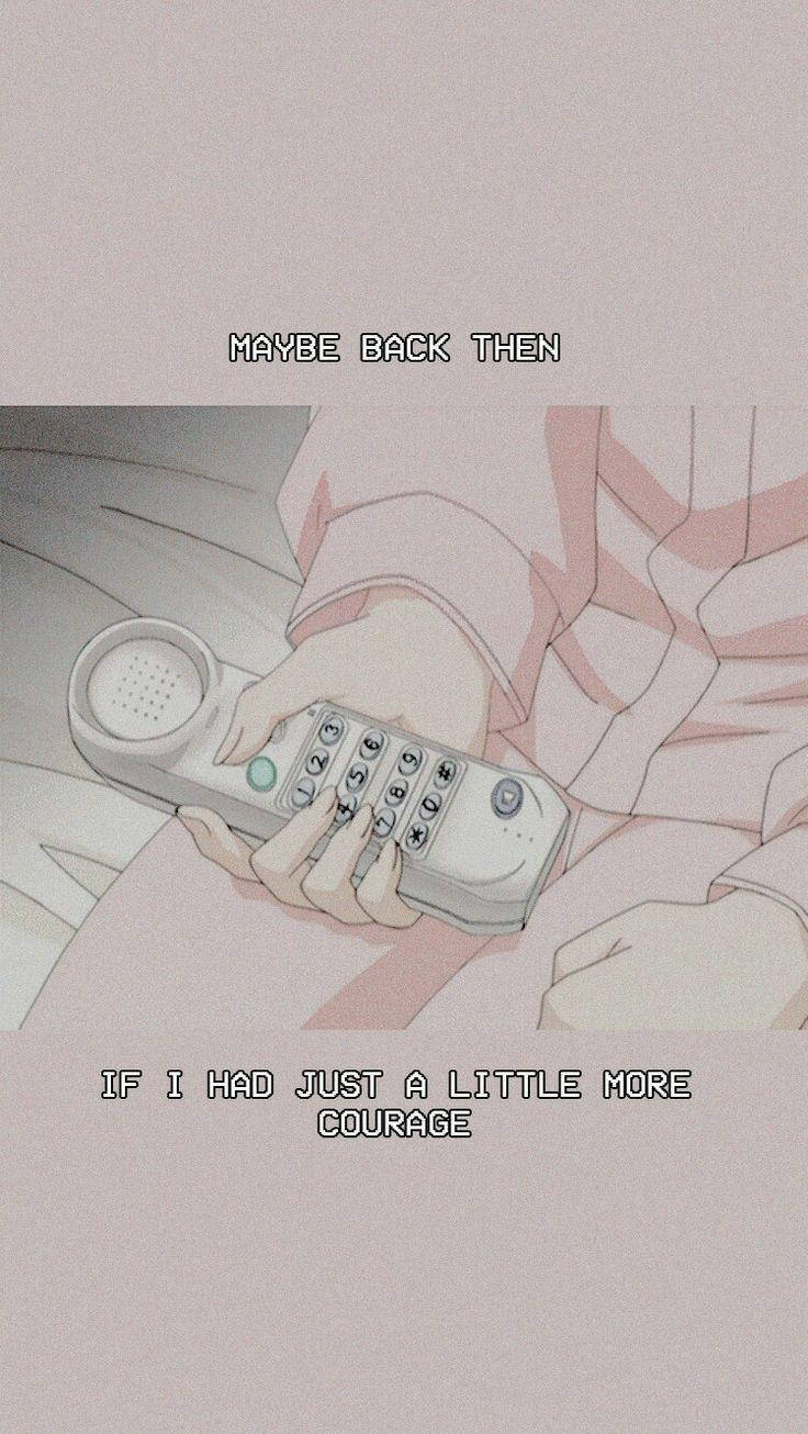 iPhone Rosa Estético Anime Teléfono Fondos de pantalla