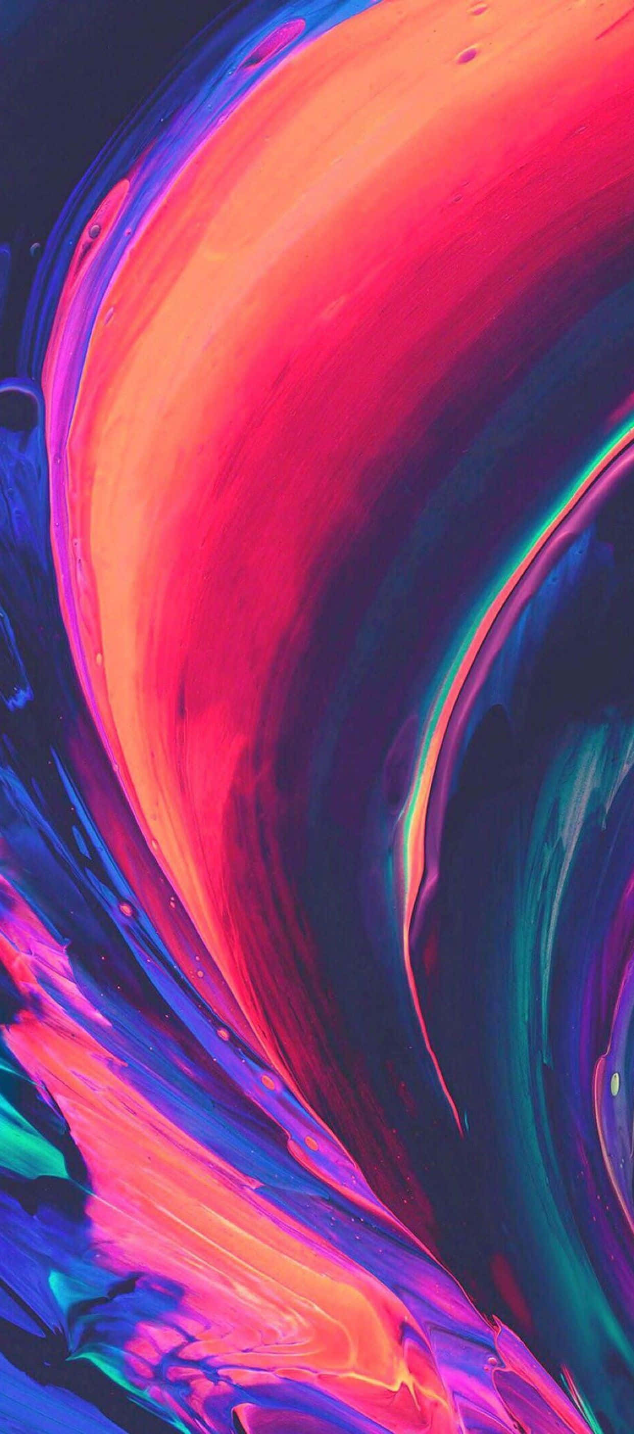 iPhone X Abstracto Pinceladas Multicolor Fondos de pantalla