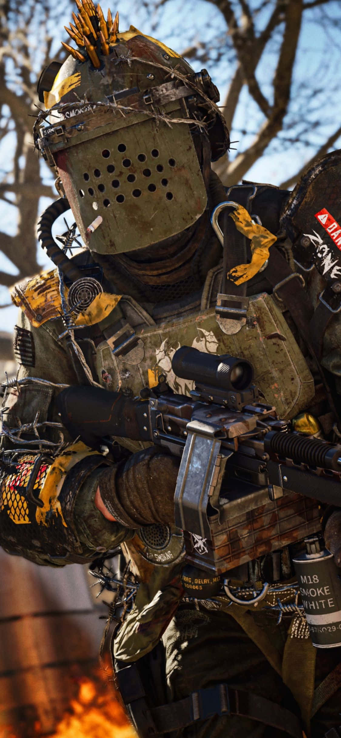 iPhone X Call Of Duty Black Ops Cold War Background Soldier Fondos de pantalla