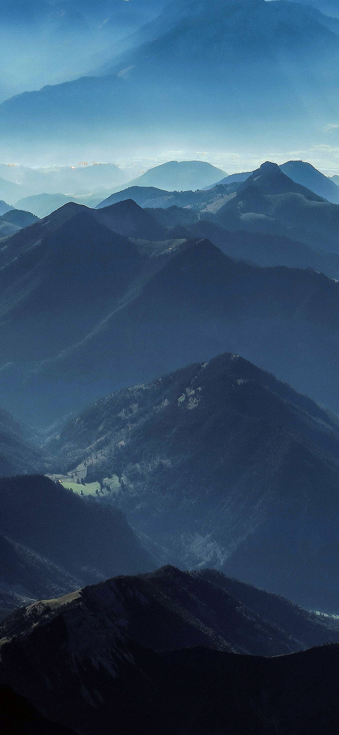 iPhone X Cordillera Original Fondos de pantalla