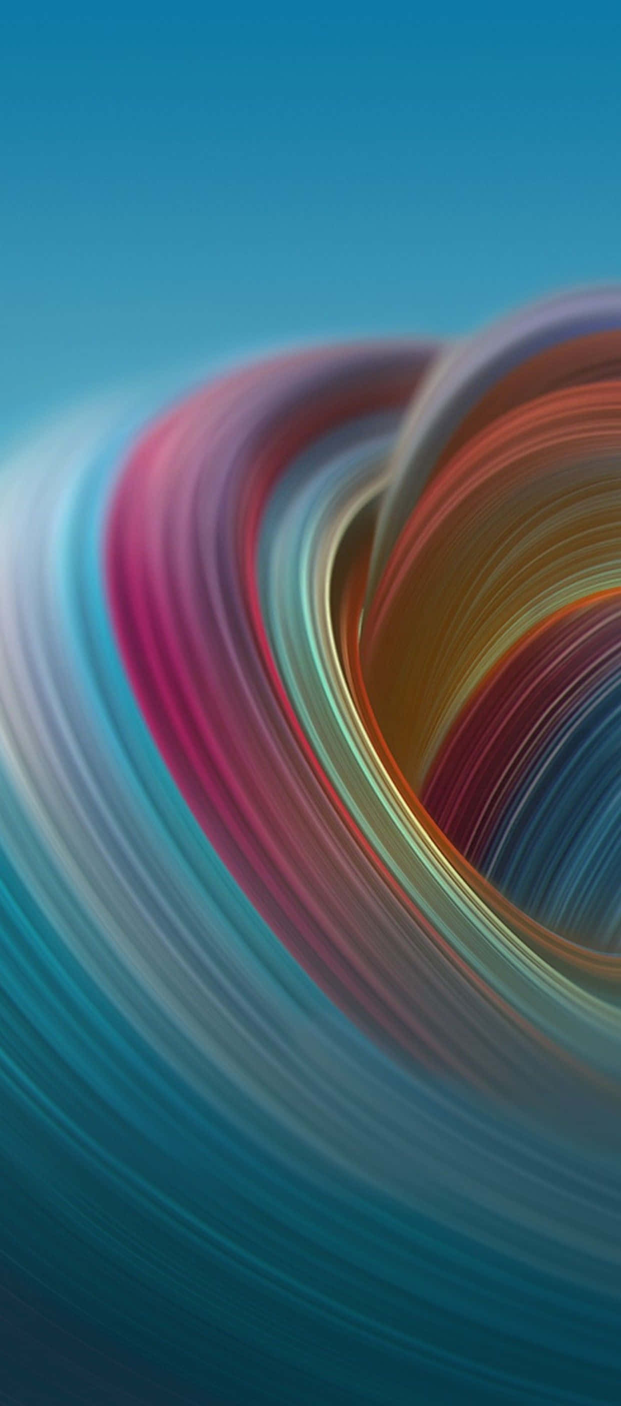 iPhone X Remolino Abstracto Multicolor Fondos de pantalla