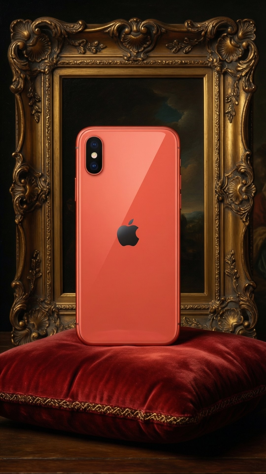 iPhone XR Coral Barroco Fondos de pantalla