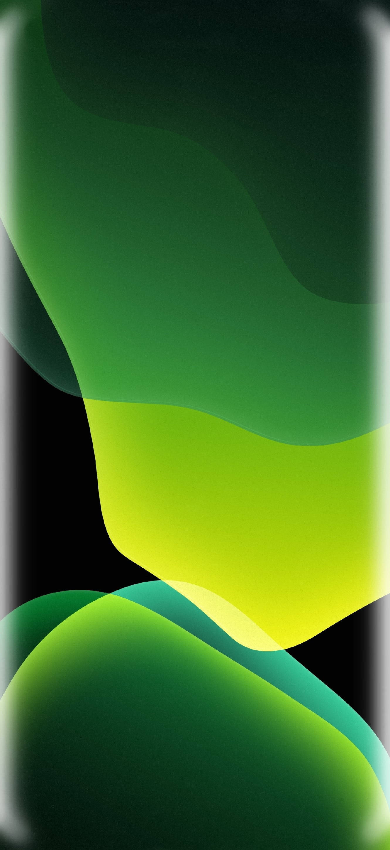 iPhone XR Rojo Manchas Verdes Fondos de pantalla