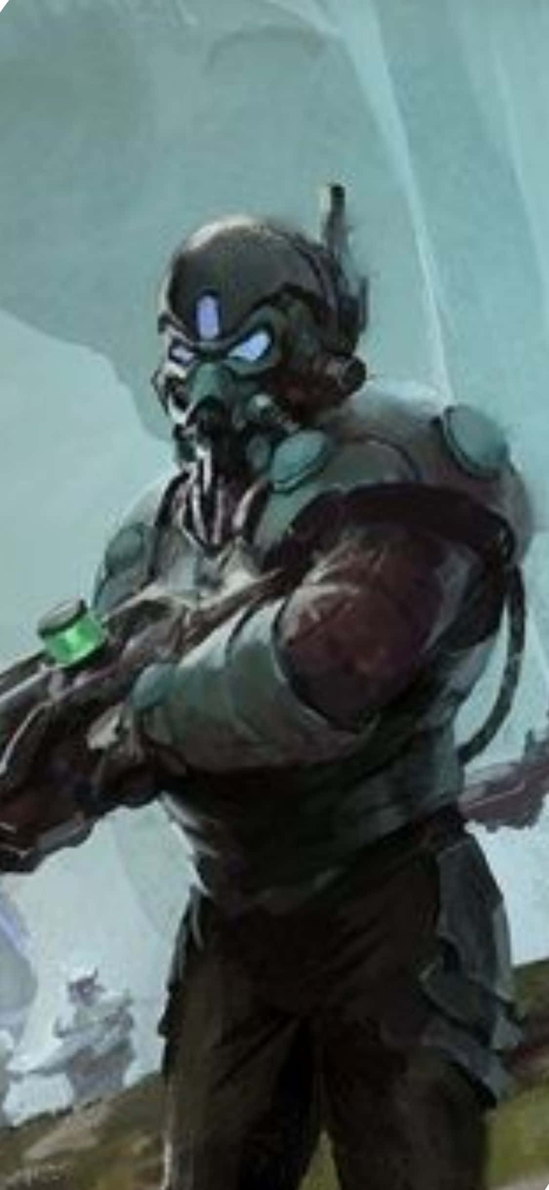 iPhone XS Civilization Beyond Earth Soldado Futurista Pintura Digital Fondo Fondos de pantalla