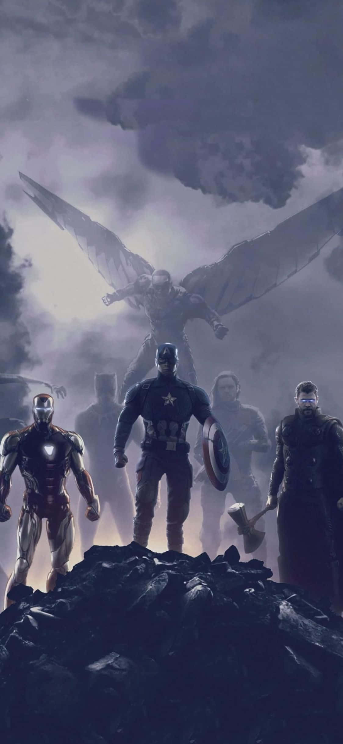 iPhone XS Fondo Avengers Endgame Escena Película Fondos de pantalla