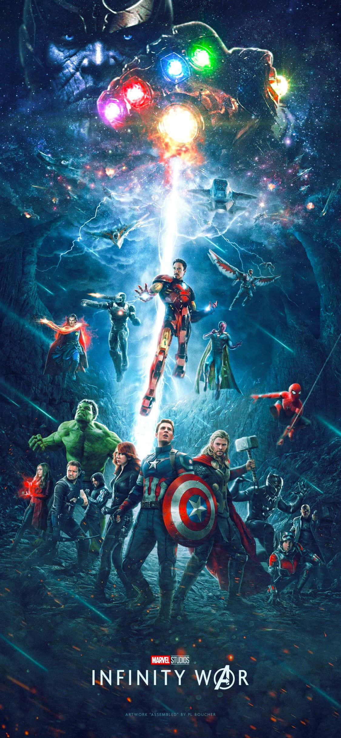 iPhone XS Fondo Avengers Infinity War Fondos de pantalla