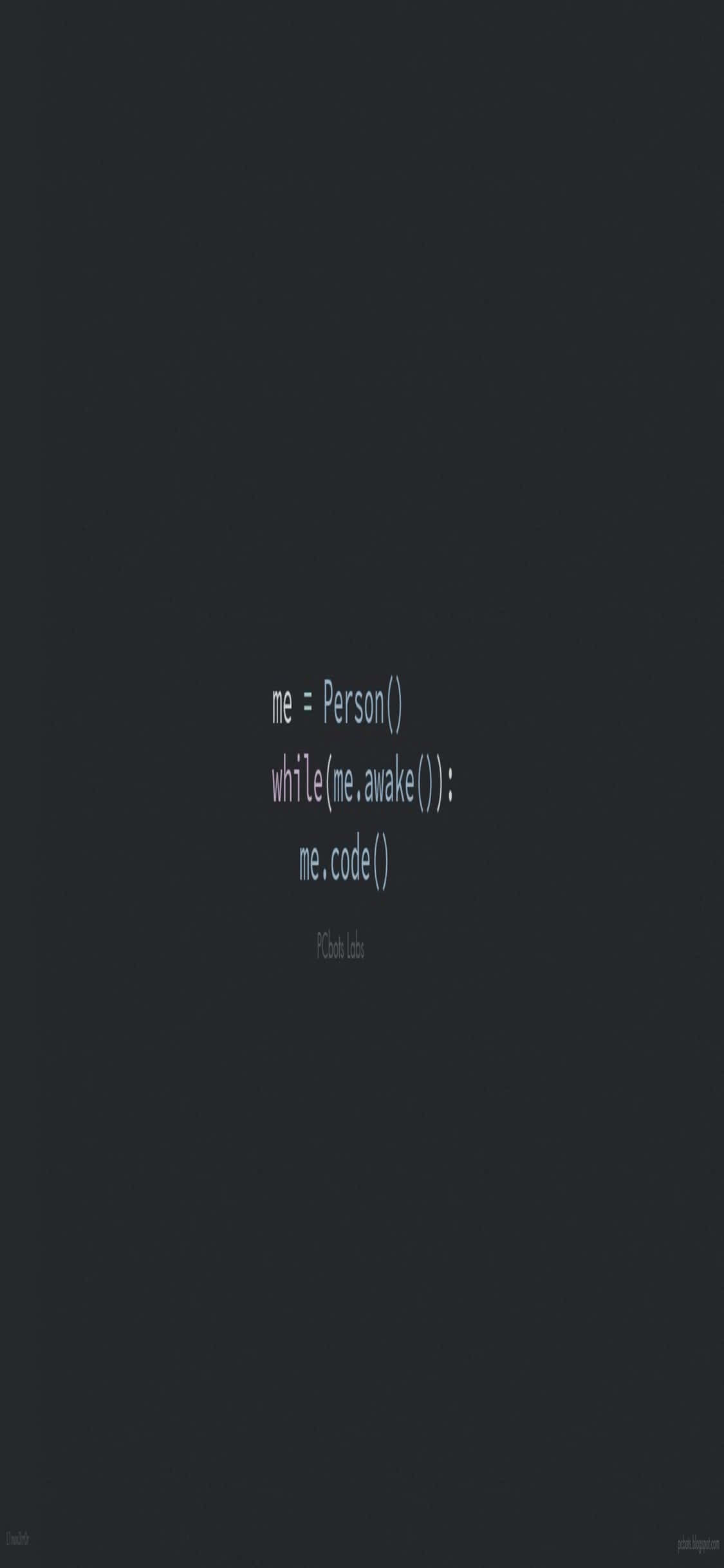 iPhone Xs Fondo de Programación Código Borroso Fondos de pantalla