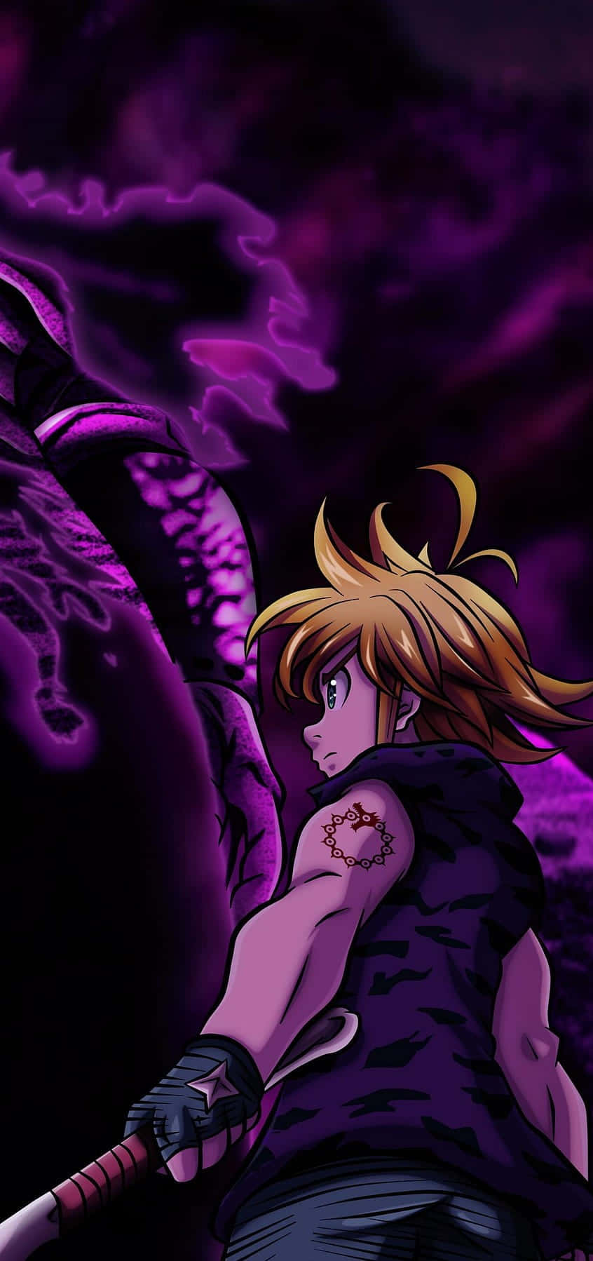 iPhone Xs Max Apple Fondo Meliodas Fondos de pantalla