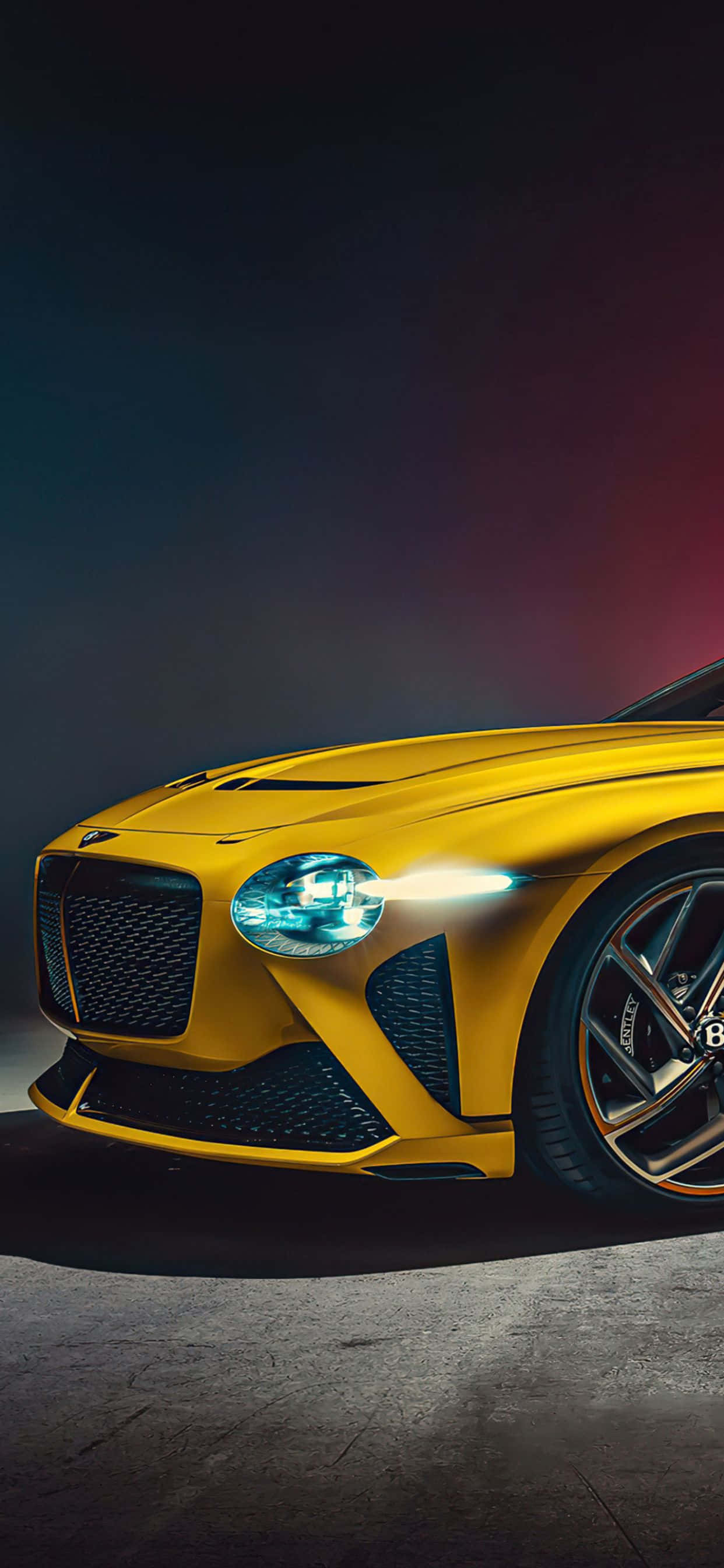iPhone XS Max elegante y estilizado en una Carrera de Bentley. Fondos de pantalla