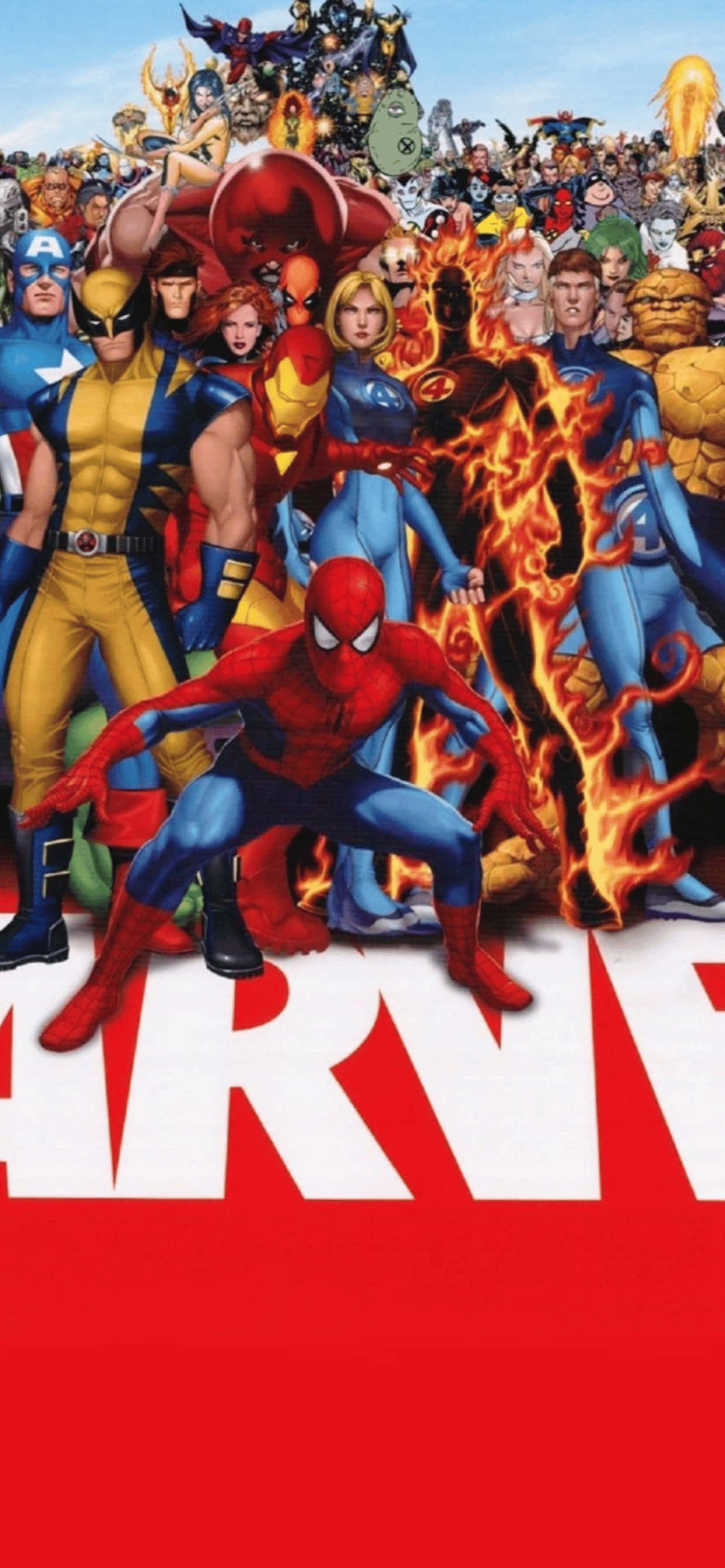 iPhone XS Max Fondo Superhéroes de Marvel Fondos de pantalla