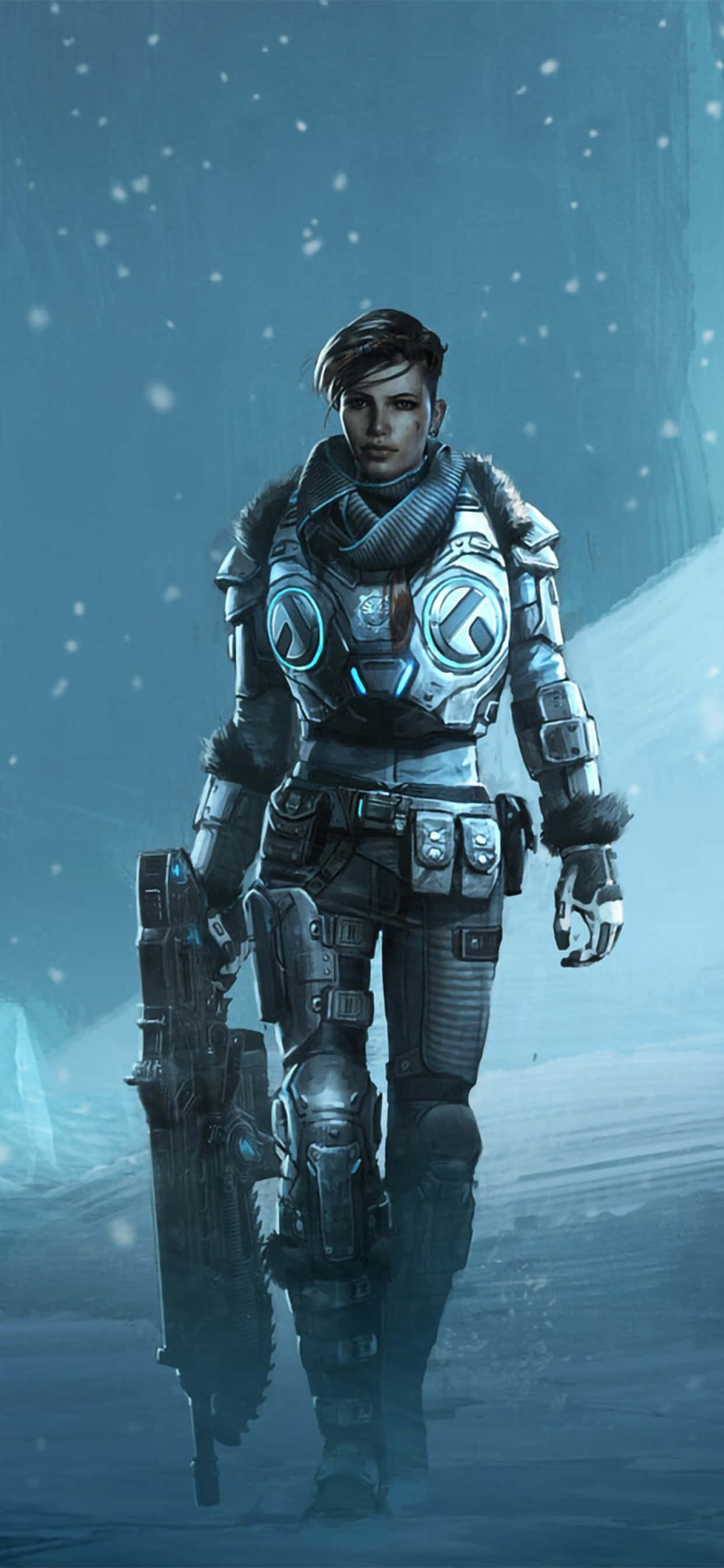 Fondo de Pantalla iPhone XS Max Gears Of War 5 Kait Snow Fondos de pantalla