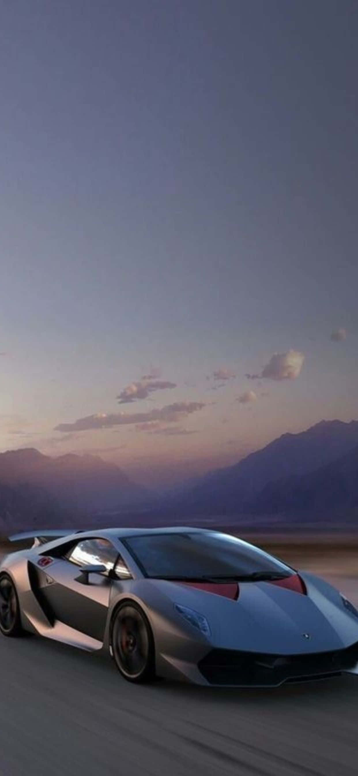 iPhone XS Max Lamborghini Fondo Gris Elegante Fondos de pantalla