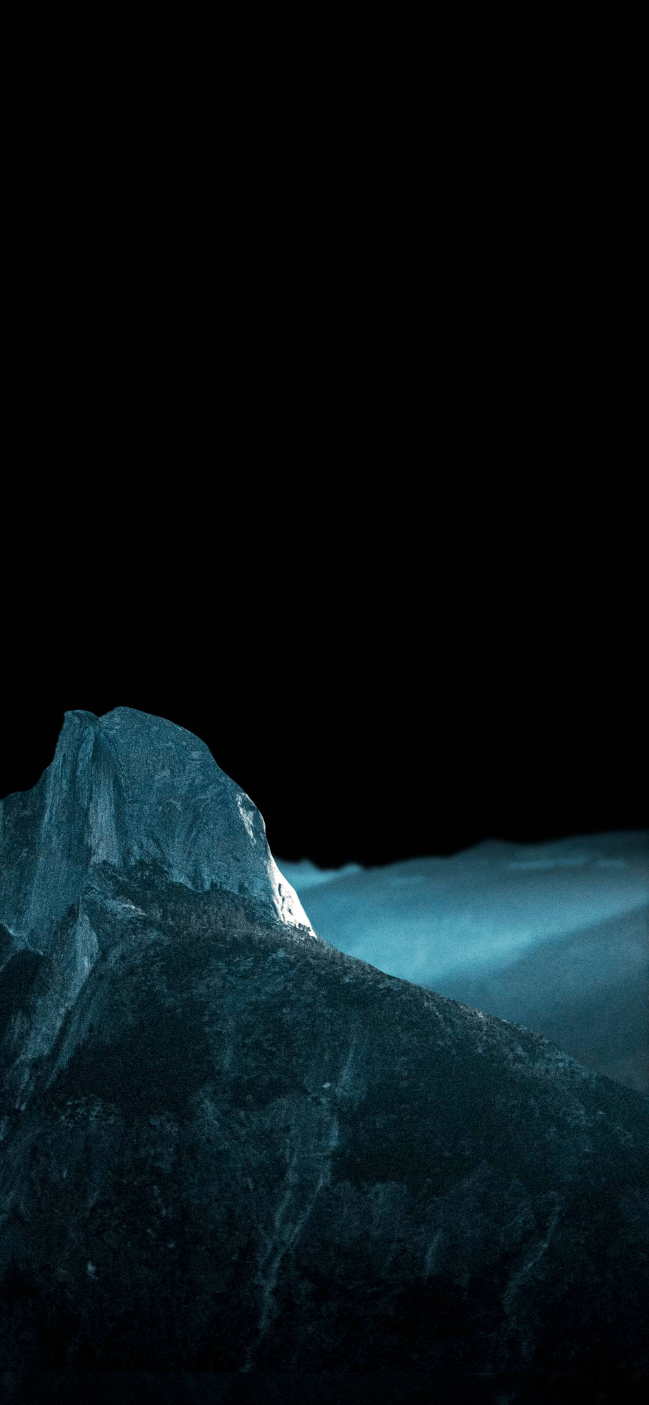 iPhone XS Max OLED Montañas Azules Fondos de pantalla