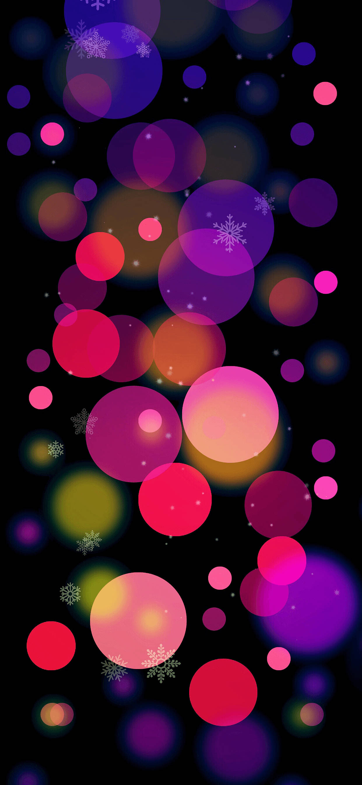 iPhone XS Max OLED Círculos Coloridos Fondos de pantalla