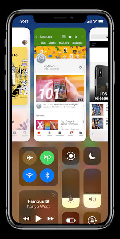 iPhone12 mostrando la aplicación de YouTube Fondos de pantalla