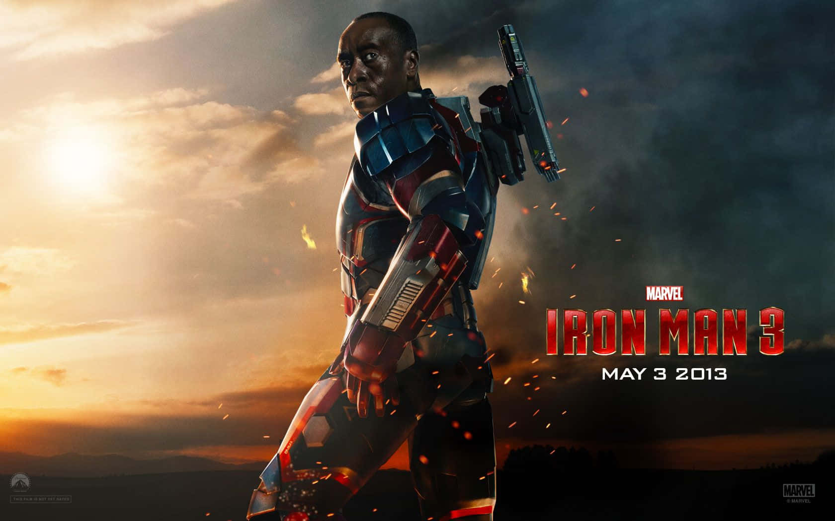 Iron Man 3 Coronel James Rhodes Fondos de pantalla