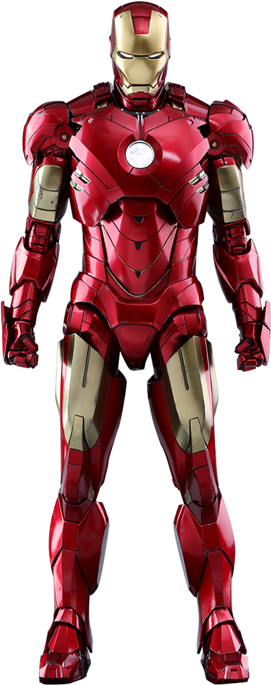 Iron Man Armadura en Pose de Pie Fondos de pantalla