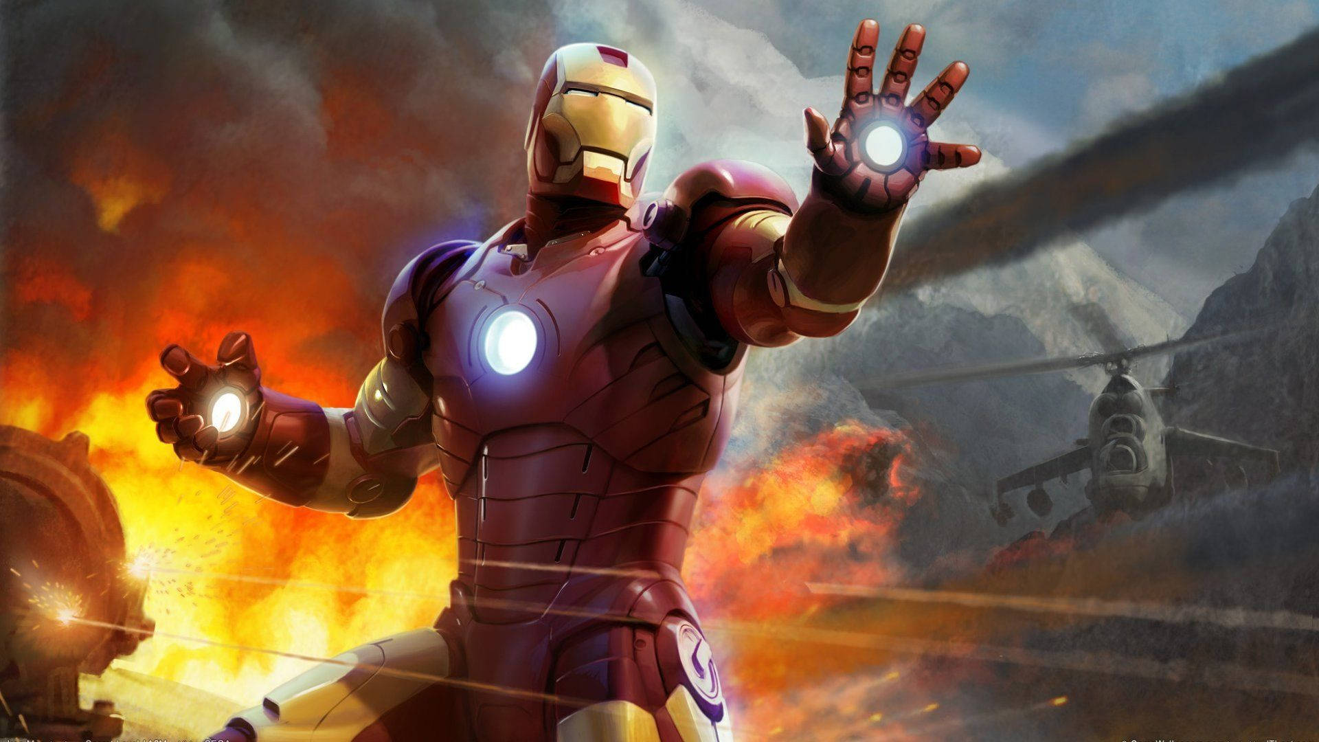 Fondo de pantalla de Iron Man de los Avengers