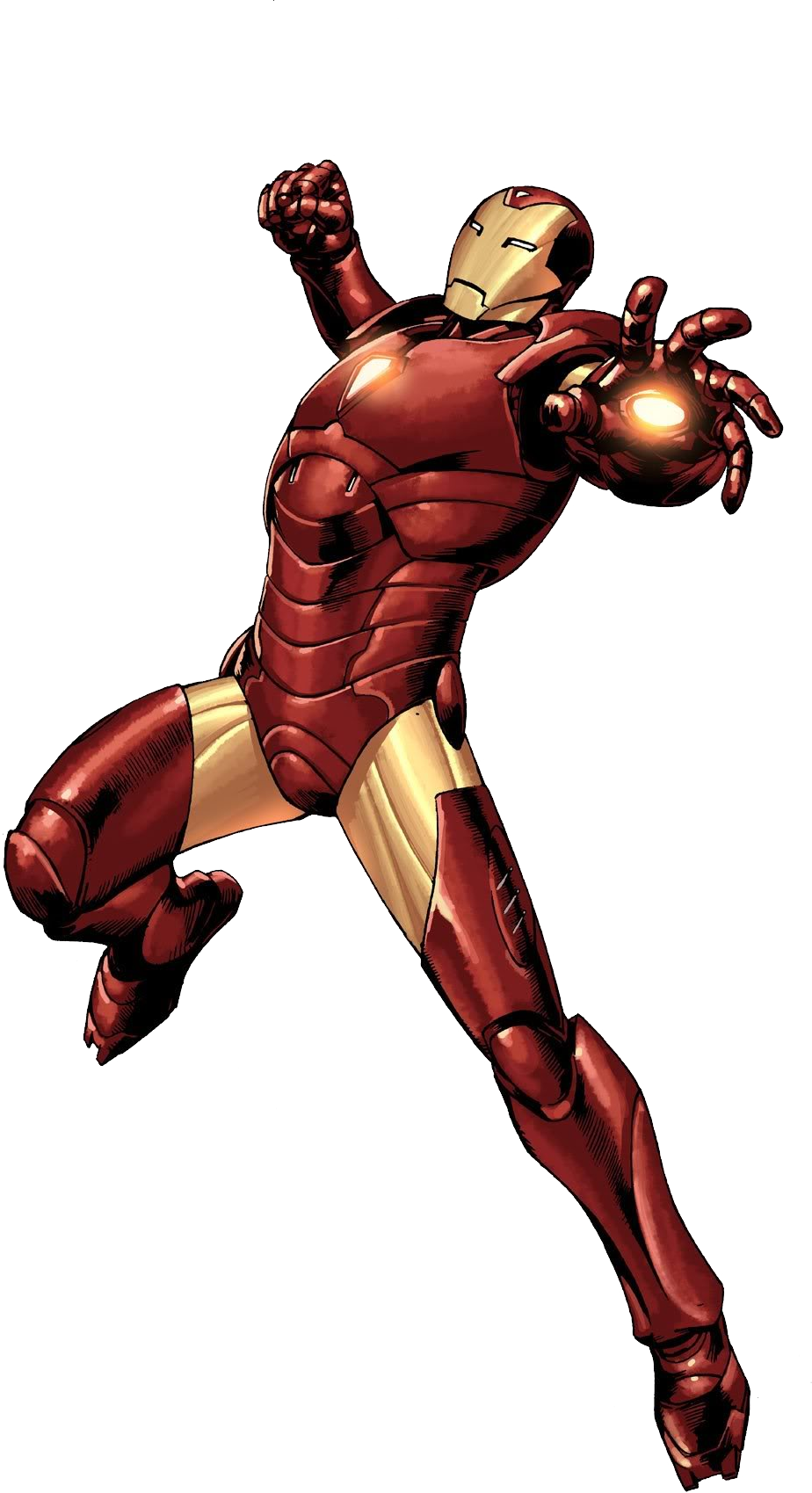Iron Man en Pose de Acción Fondos de pantalla