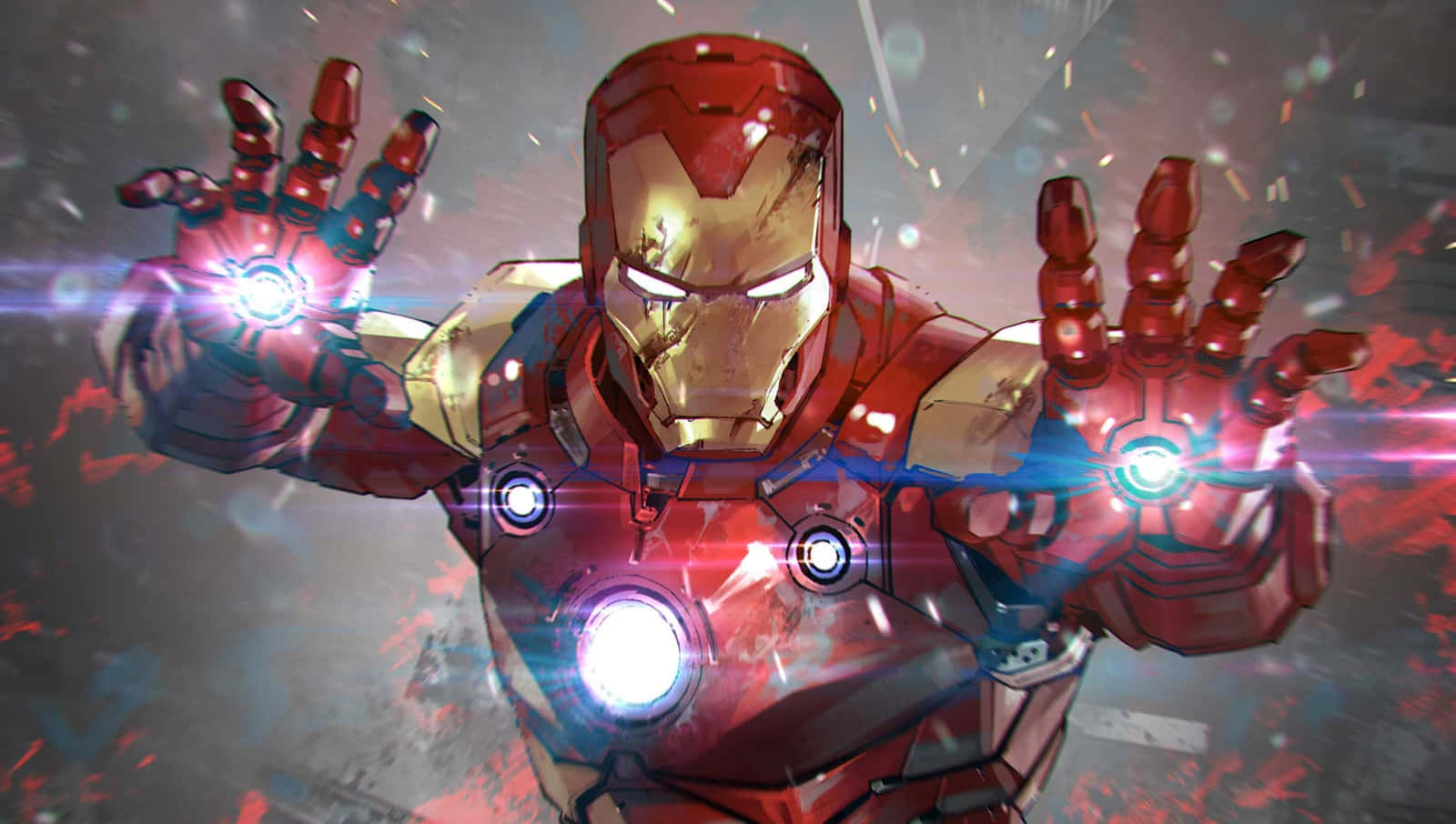 Iron Man icónico en acción - lo mejor de Marvel Fondos de pantalla