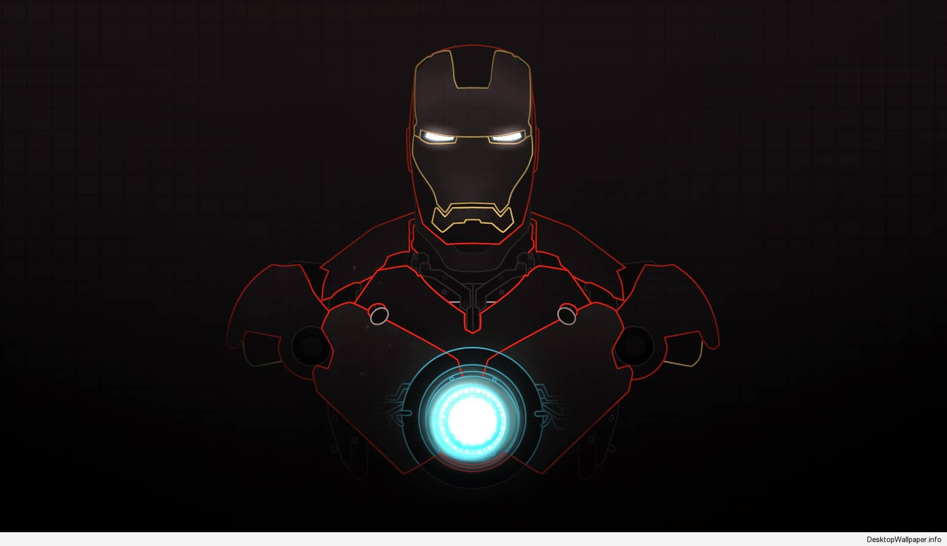 Iron Man Luces de Neón Fondos de pantalla