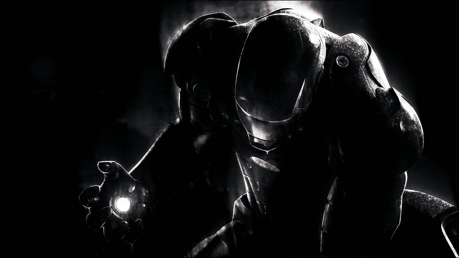 Iron Man Negro Genial Fondos de pantalla