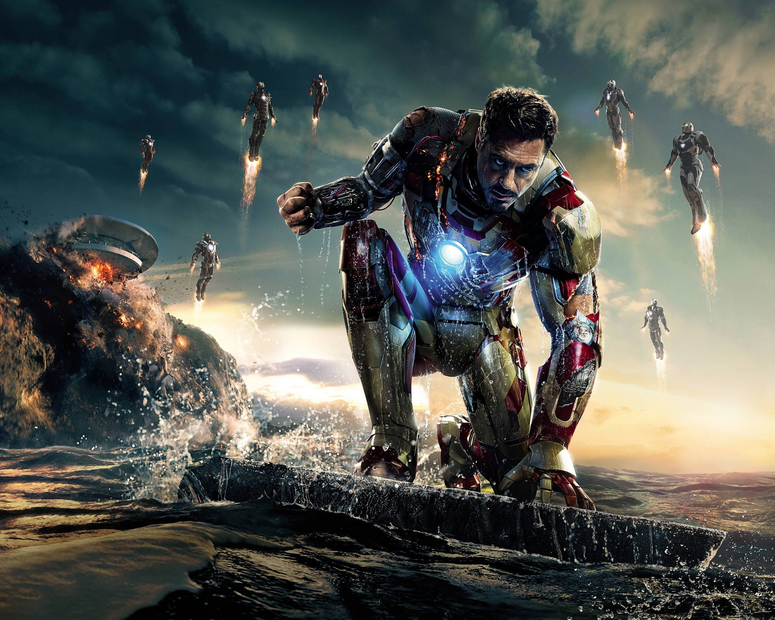 Iron Man sin máscara Fondos de pantalla
