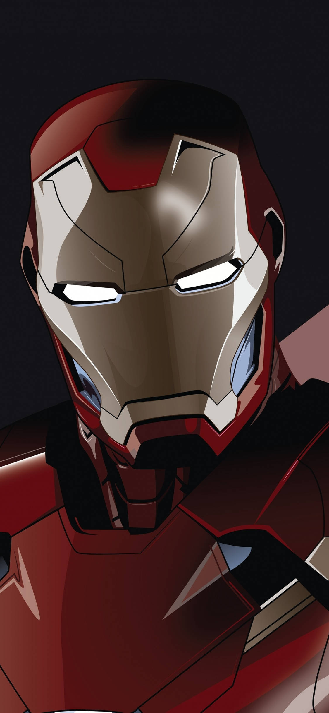 Iron Man Superhéroe Animado Minimalista Fondos de pantalla