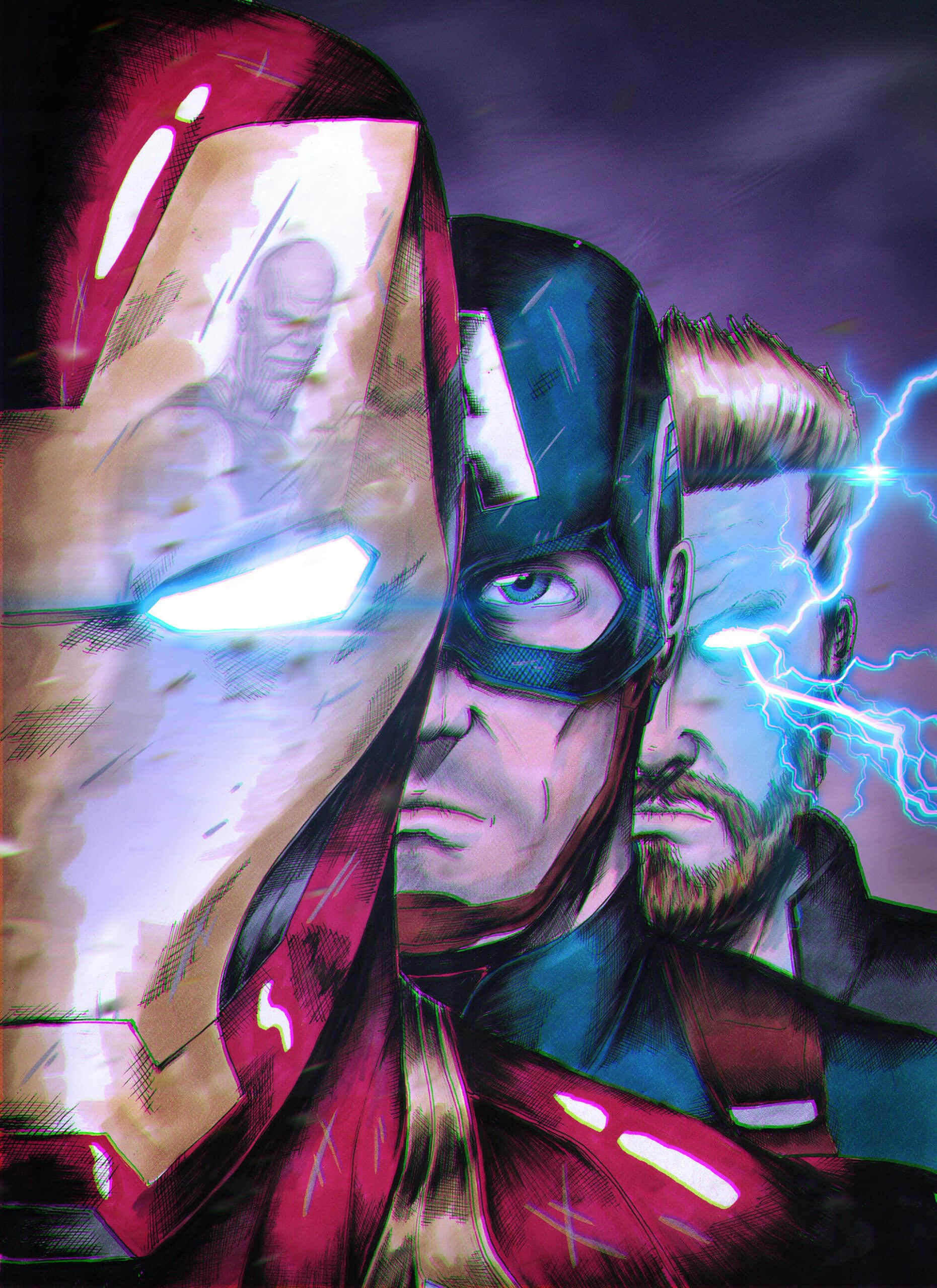 ¡Iron Man y Thor chocan en una batalla épica! Fondos de pantalla