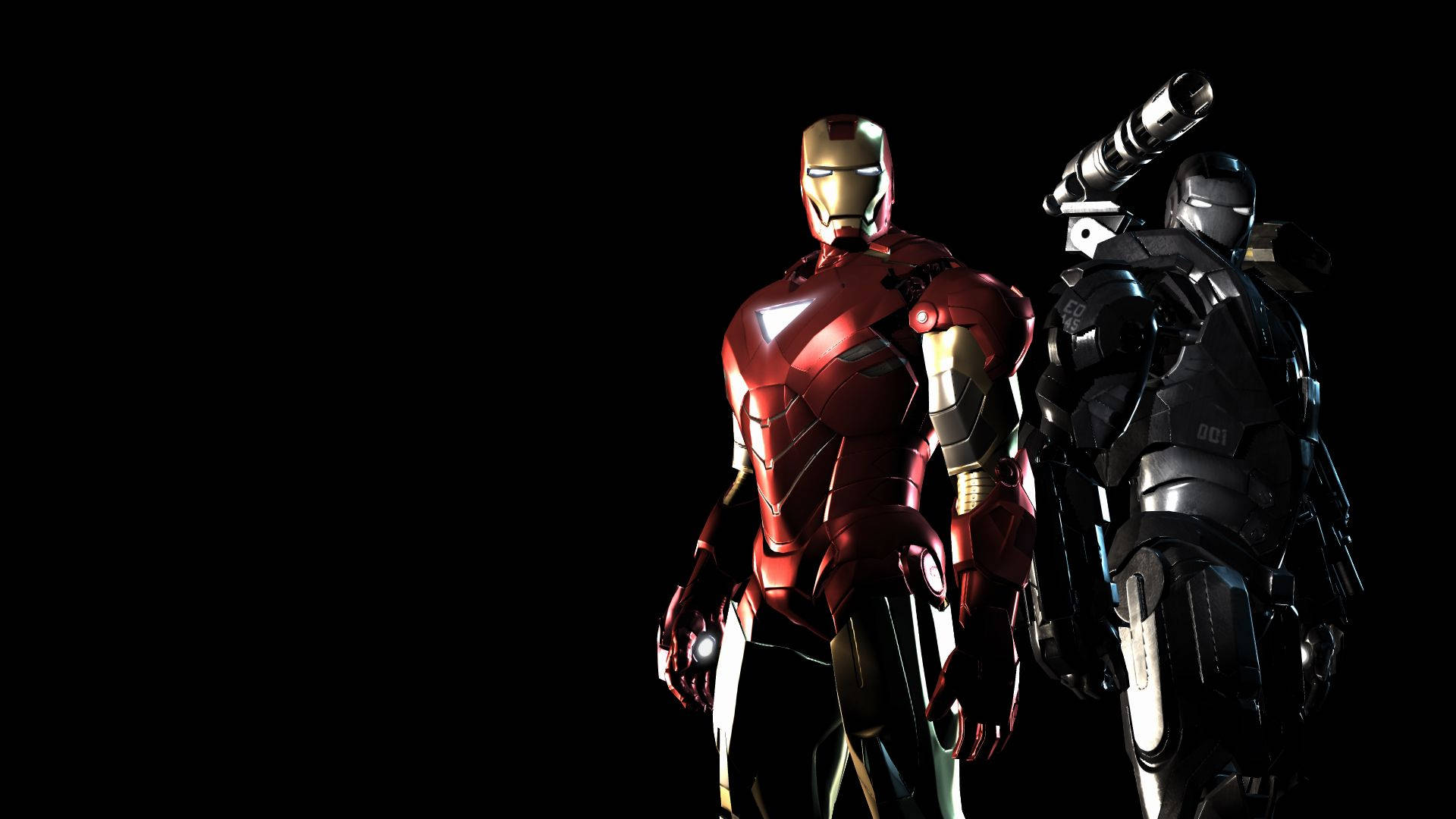 Fondo de pantalla de Iron Man y War Machine
