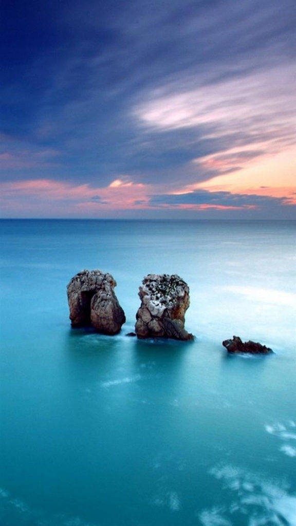Islas de Roca Naturaleza iPhone Fondos de pantalla