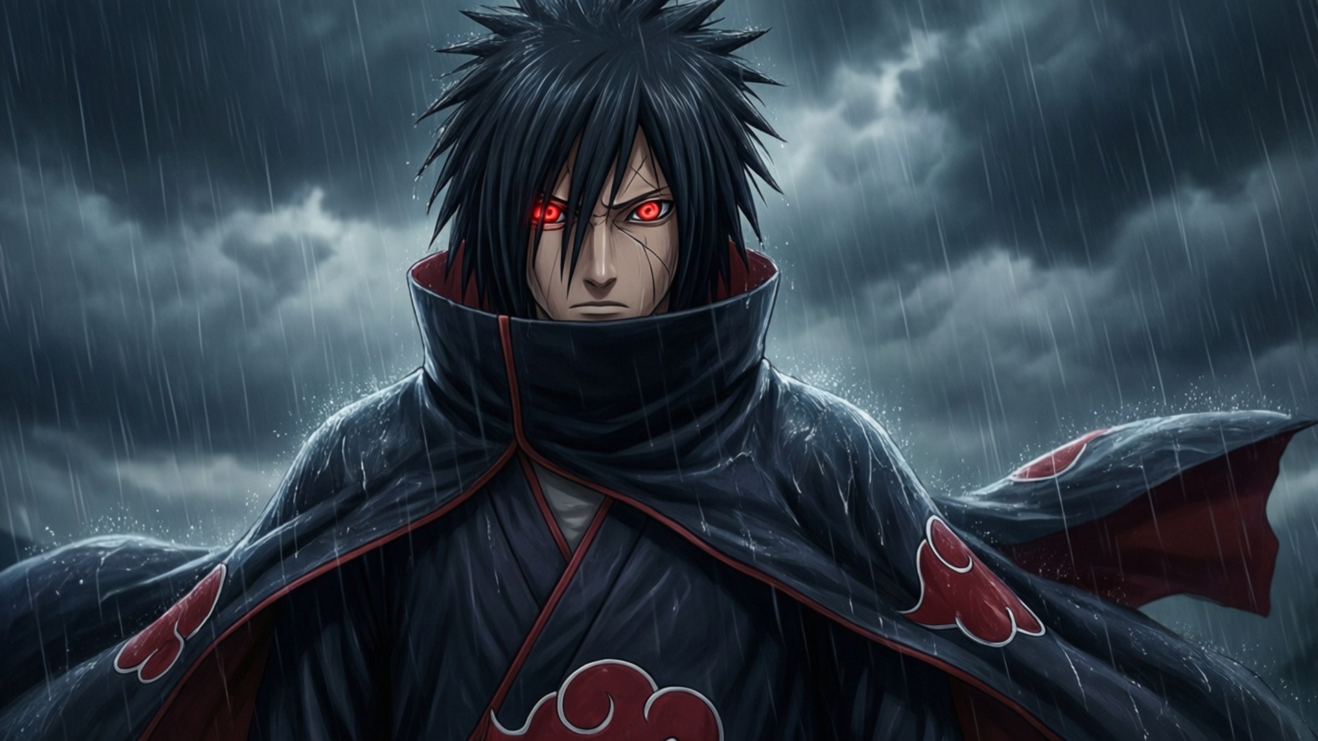 Itachi bajo la Lluvia Fondos de pantalla