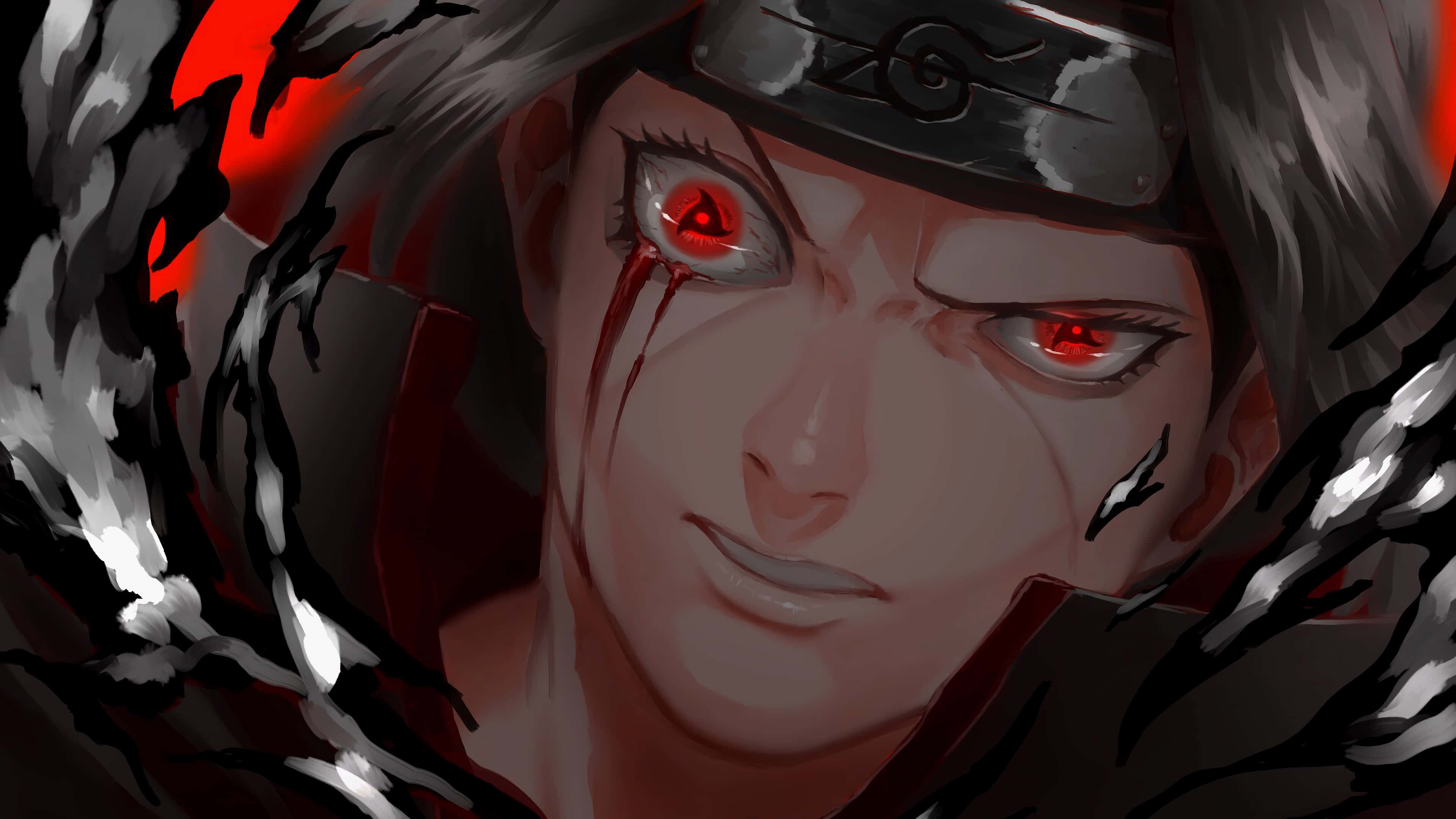 Itachi Mangekyou Sharingan Ojos Desiguales Sangre Fondos de pantalla